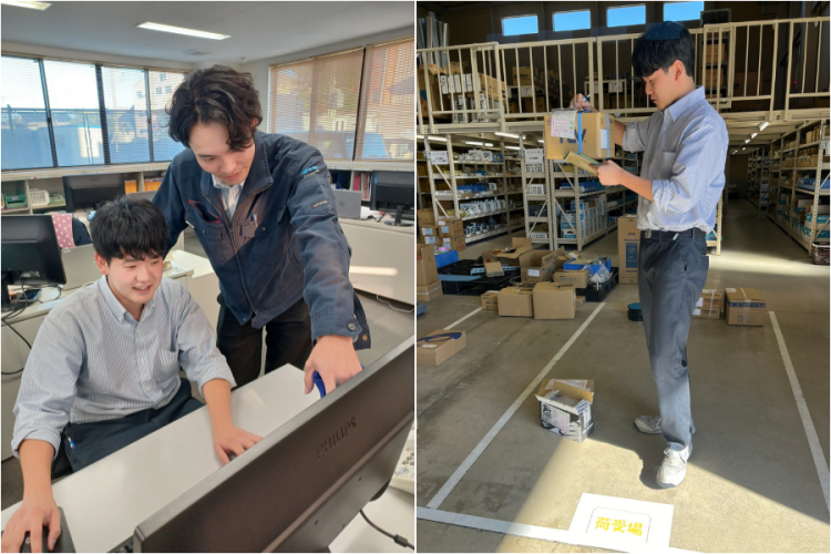 OJT研修でしっかり知識を身につけます。