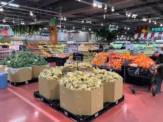 店舗青果売り場