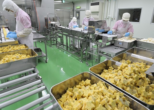 生産工場　包装室