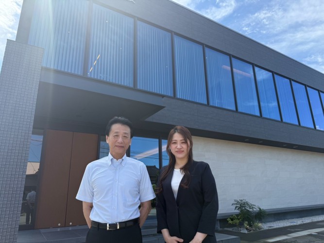 新社屋が一昨年完成!きれいなオフィスで働けます!