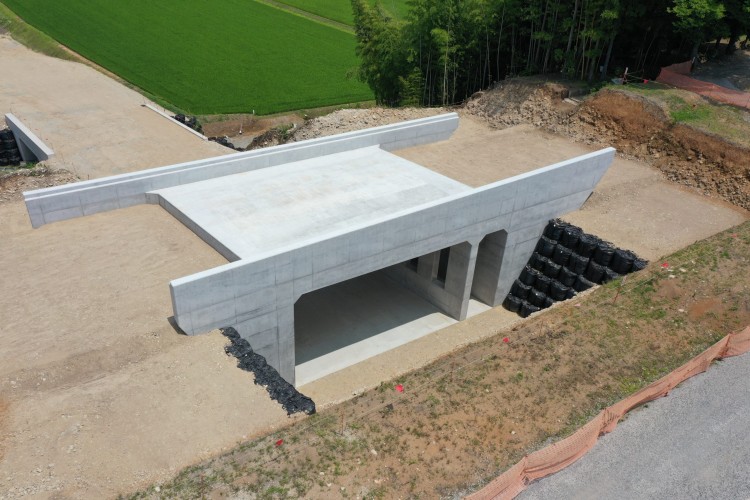 施工事例　宇奈月大沢野線函渠工工事