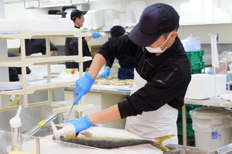 水産部門の様子