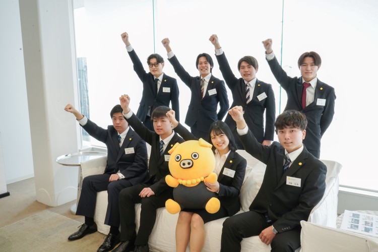 2024年4月には、8名の新入社員が入社してくれました！