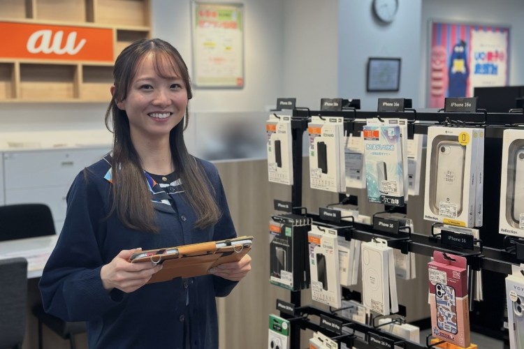 店舗で働く先輩