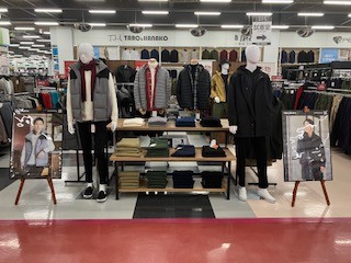 店舗衣料品売り場
