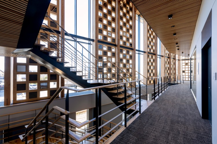 木造×鉄骨造のハイブリット構造