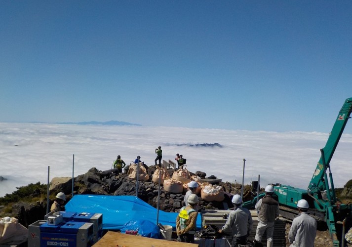 立山の現場