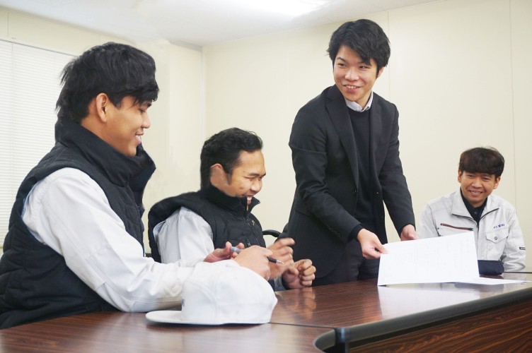 担当先企業での実習生指導